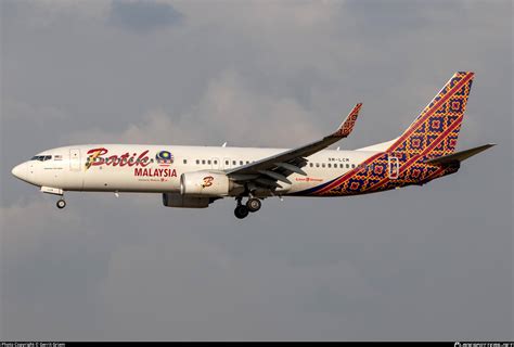 9M-LCM Batik Air Malaysia Boeing 737-8GP(WL) Photo by Gerrit Griem | ID 1045401 | Planespotters.net