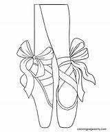 Dance Shoes Coloring Pages sketch template