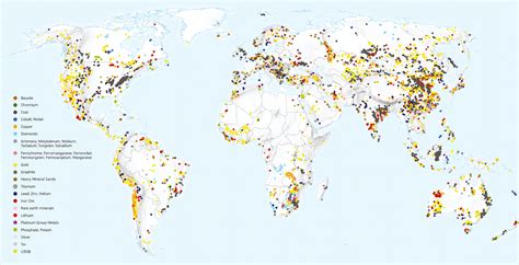 Mineral Map Of The World – Interactive Map