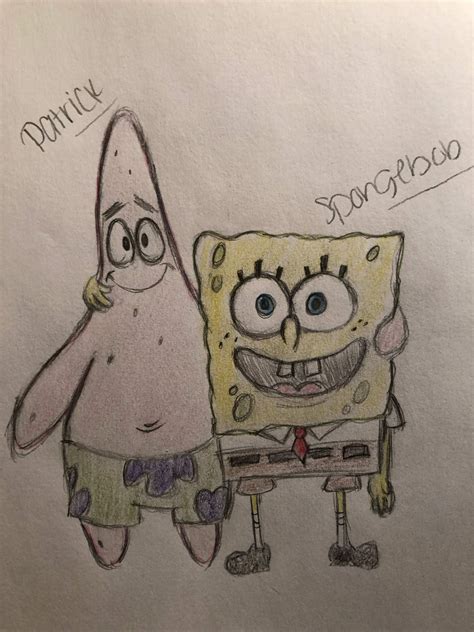 Spongebob and Patrick drawing | SpongeBob SquarePants Amino