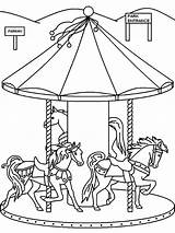 Amusement Park Coloring Pages Printable sketch template