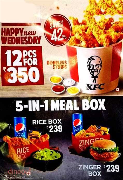 Menu of KFC, Pimpri, Pune | Dineout discovery