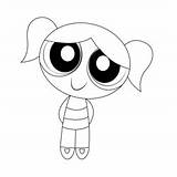 Bubbles Powerpuff Girls Coloring Page For Kids  Free The sketch template