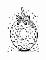 Free Donut Coloring Pages sketch template