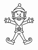Free Printable Elf Coloring Pages For Kids sketch template
