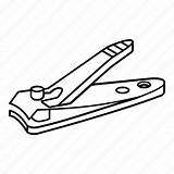 Drawing Nail Clipper Sketch Coloring Page sketch template