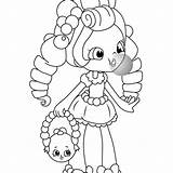 Netti Spaghetti From Shopkins Coloring Pages  Free Printable sketch template