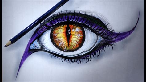 How to Draw Cat Eye | How to Draw A Eyeball | how to draw a realistic e...