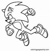 Sonic Coloring Pages Printable For Free Download sketch template