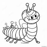 Happy Centipede Coloring Page 65464 51806 sketch template