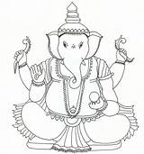 Ganesha Coloring Pages Print For Free  WONDER DAY sketch template