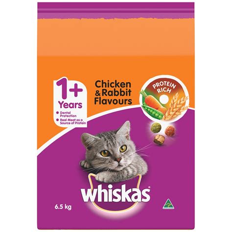 Whiskas Chicken & Rabbit Adult Dry Cat Food 2x6.5kg | Cos...