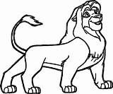 Lion Coloring Sheet sketch template