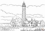 Lighthouse North Carolina Coloring Pages sketch template