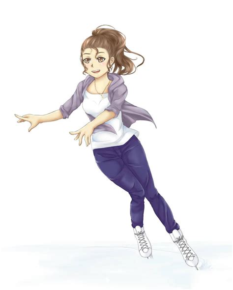 Ice skating girl by Yukimi99 on DeviantArt