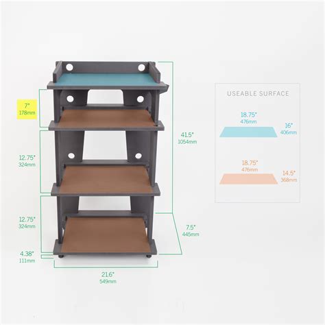 Line Phono: Turntable Station Turntable Stand - Extra-Height Model – TurntableLab.com