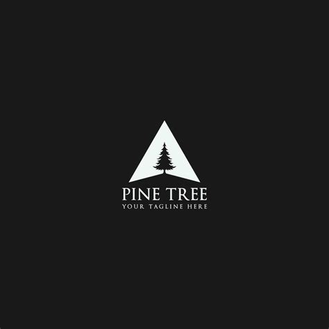 pine tree logo vector 24611950 Vector Art at Vecteezy