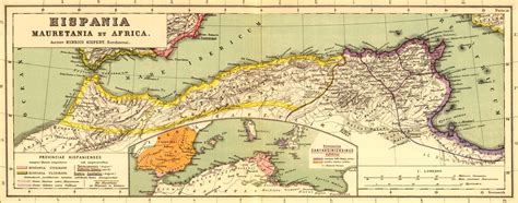 The Roman Provinces of Mauritania and Numidia [3509 x 1383] : MapPorn