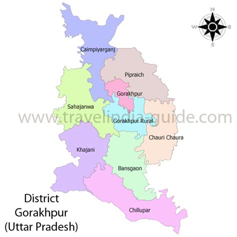 Gorakhpur Election Results, Gorakhpur Constituency Map