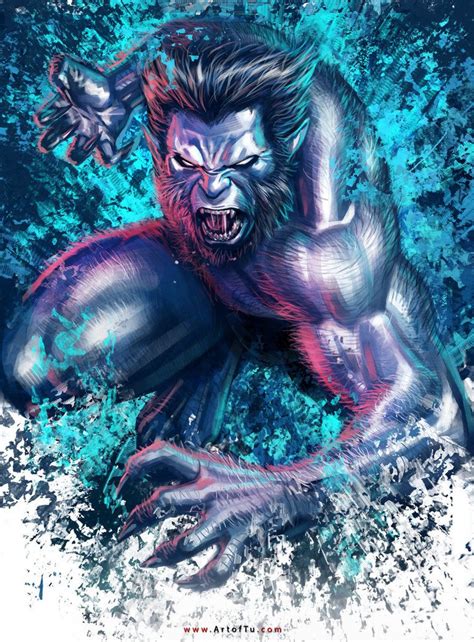 X-MEN: Beast by ArtofTu on DeviantArt Marvel Comic Character, Comic Book Characters, Comic Books ...