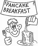 Pancake Breakfast coloring page  ColouringPages sketch template