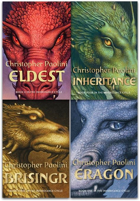 Christopher Paolini Collection The Inheritance Cycle Series 4 Books Set ...