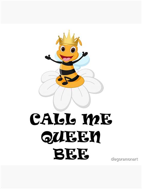 "queen bee QUOTE STICKERS QUOTES" Poster for Sale by diegoramonart ...