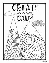 Printable Mindfulness Coloring Pages sketch template