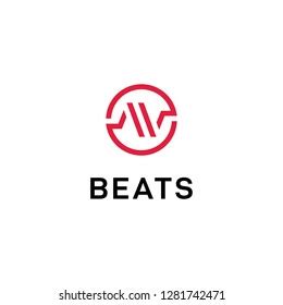 Beats Logo Design Stock Vector (Royalty Free) 1281742471 | Shutterstock