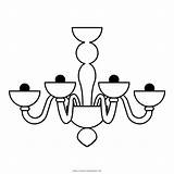 Chandelier Coloring Pages Sketch Page sketch template