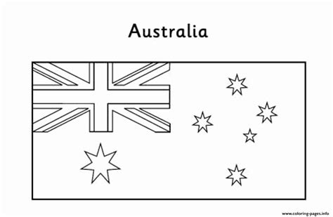 Australia Flag Coloring Page Awesome Print Australian Flag Free Coloring Pages | Flag coloring ...