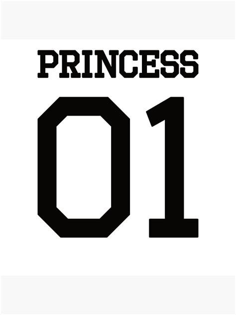 "Princess 01 black shirt" Poster for Sale by Attractees | Redbubble