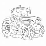 Desenho Para Colorir Trator sketch template
