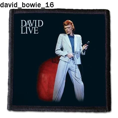 David Bowie 16 - Small Printed Patch - King Of Patches