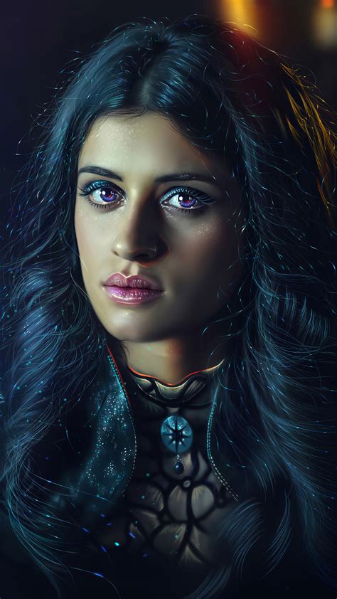 2160x3840 Anya Chalotra As Yennefer In Witcher Art Sony Xperia X,XZ,Z5 ...