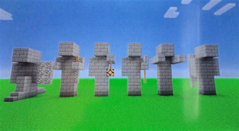 How To Build : Stone Statues! 👤 | Minecraft Amino