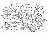 Pirate Island Coloring Pages sketch template