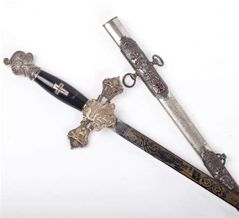 Rare Knights Of Templar Sword