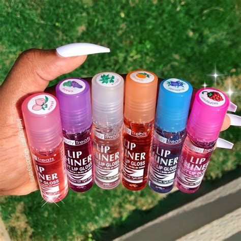 natural lip gloss #naturallipgloss Beauty Treats Lip Shine Gloss Is a fruit smelling roll on ...