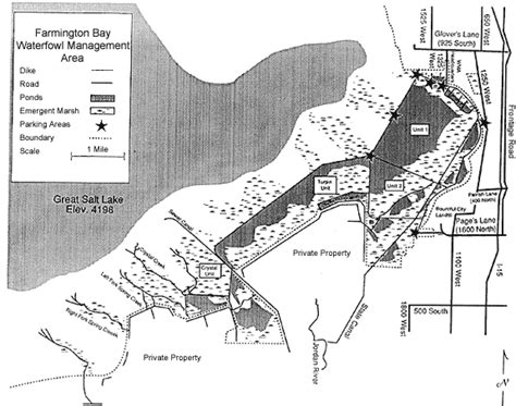 Farmington Bay Map - Utah Wildlife Network