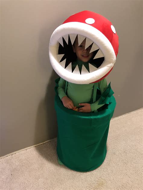 Made this Piranha Plant costume for my son 😊 | Mario halloween costumes, Bowser halloween ...