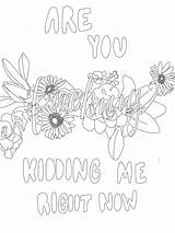 Are You Kidding Me Coloring Page  Etsy sketch template