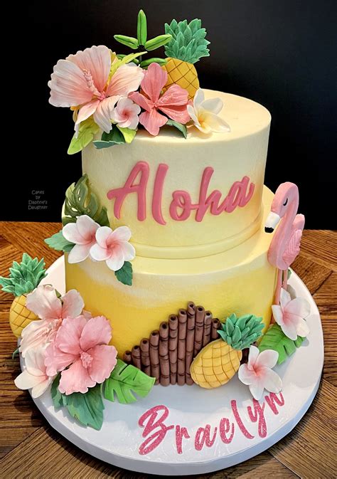 The Bake More: Tropical Luau Cake