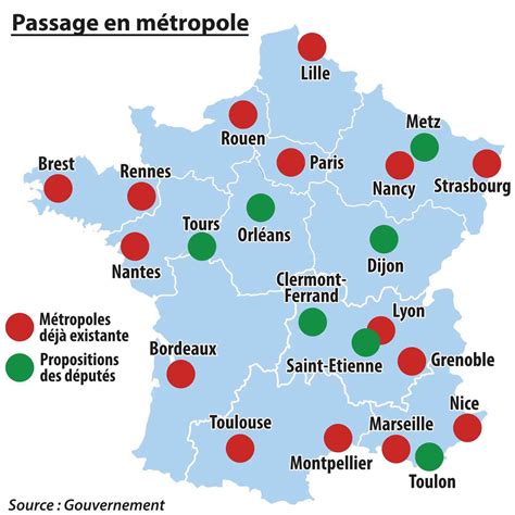 Carte Des Villes De France Les Plus Grandes Villes Du Pays