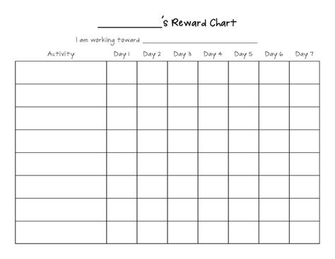 Printable Blank Chart | Template Business PSD, Excel, Word, PDF