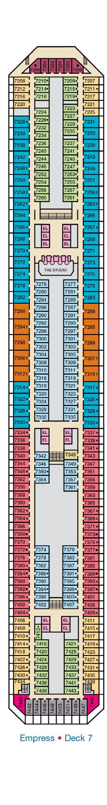 Carnival Conquest Deck Plans | CruiseInd