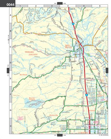 Tehama County, California - Cartography & Publishing Services (GISCAPS)