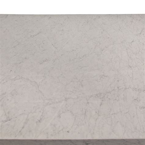 Vintage Italian Square Carrara Marble Dining Table C1970s — Resiklo Design