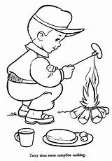 Hi Flyer Color Pg 30  Camping coloring Pages Coloring Books sketch template