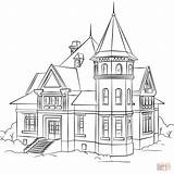 Victorian House coloring Page  Free Printable Coloring Pages sketch template